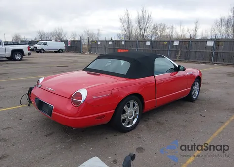 2005 Ford Thunderbird 50Th Anniversary z USA, uszkodzony, nr VIN 1FAHP60A65Y105604